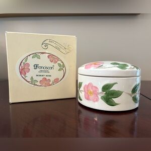 Franciscan Desert Rose Trinket Box - 50th Anniversary (1990) special edition